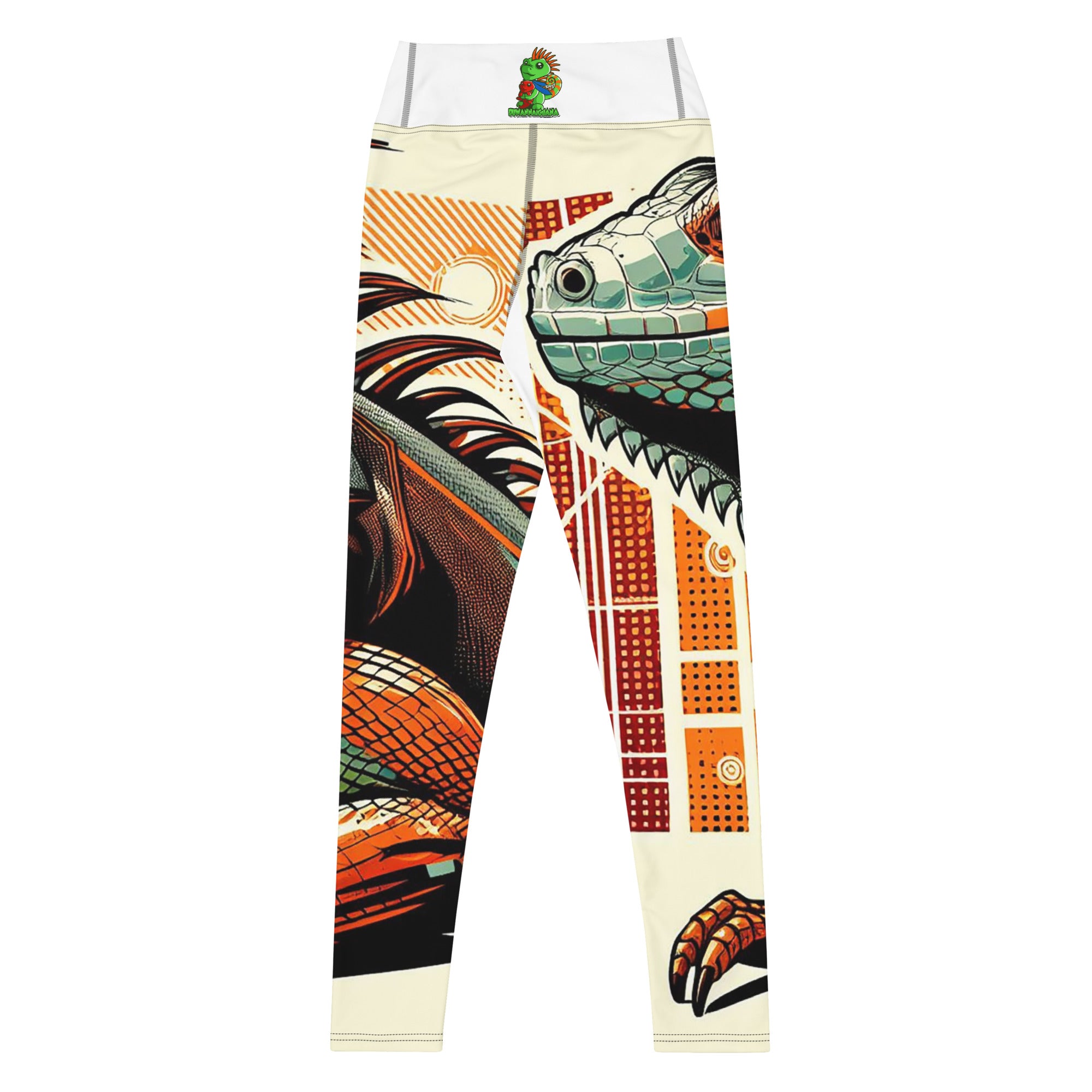 Cyber Iggie Yoga Leggings