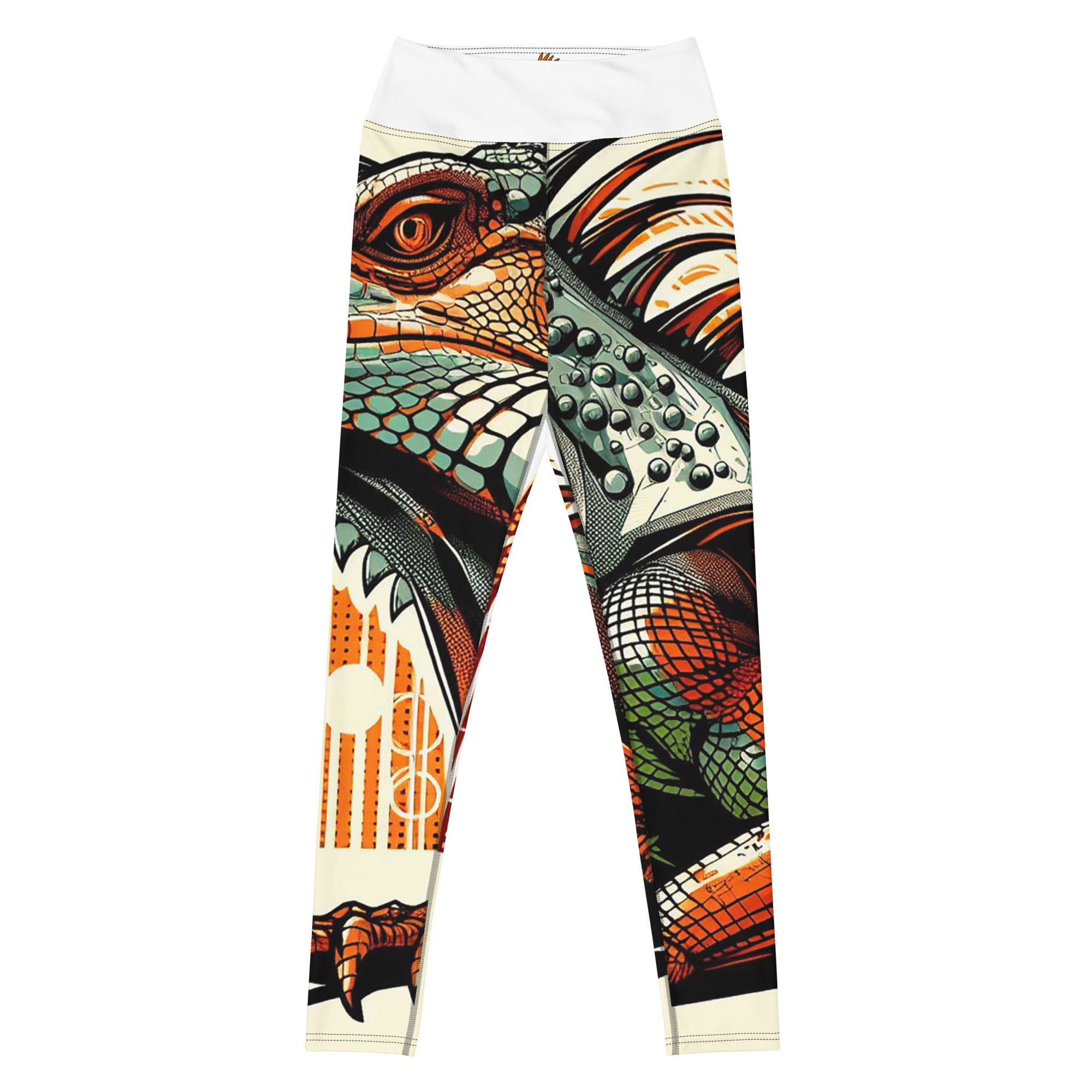 Cyber Iggie Yoga Leggings